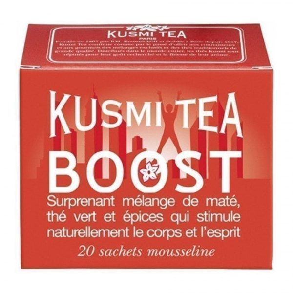 20 Mousselines de thé Boost de chez Kusmi Tea