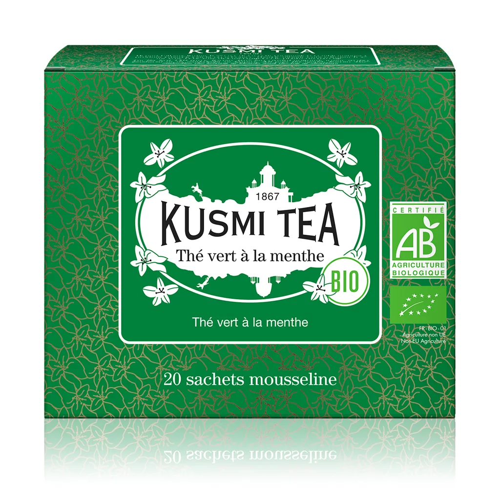 Thé Vert à la Menthe BIO de Kusmi Tea – Image 2
