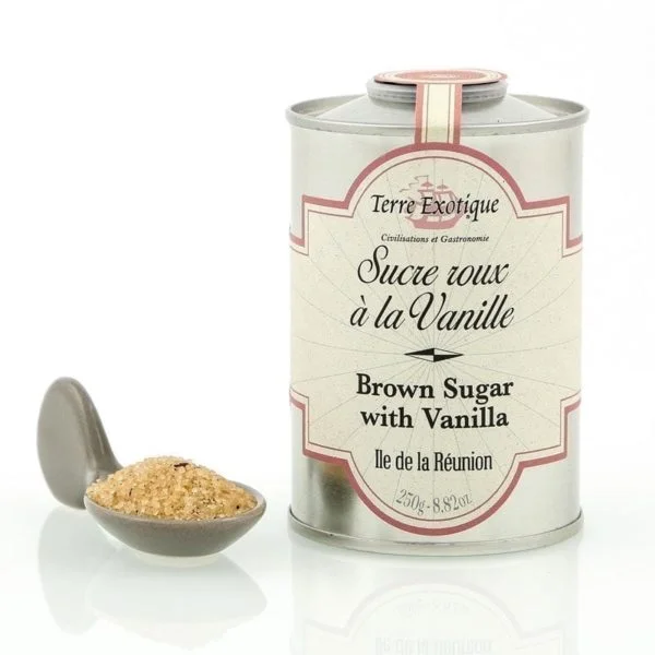 Eclats de sucre roux à la Vanille 250 g
