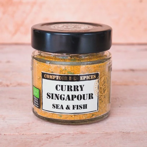 Curry Singapour Sea & Fish Curry BIO - Comptoir des épices