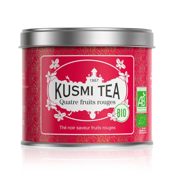 Thé Noir Quatre fruits rouges BIO de Kusmi Tea
