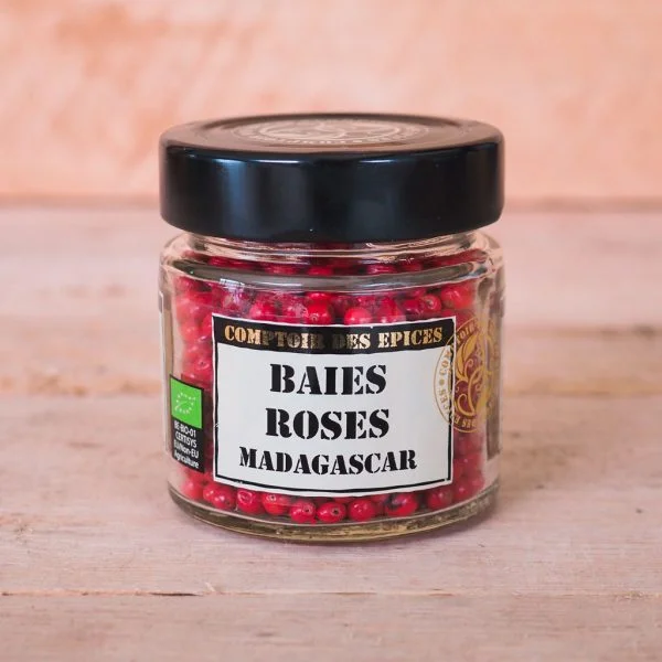 POIVRE (Baies) ROSES  BIO - Madagascar - Comptoir des épices