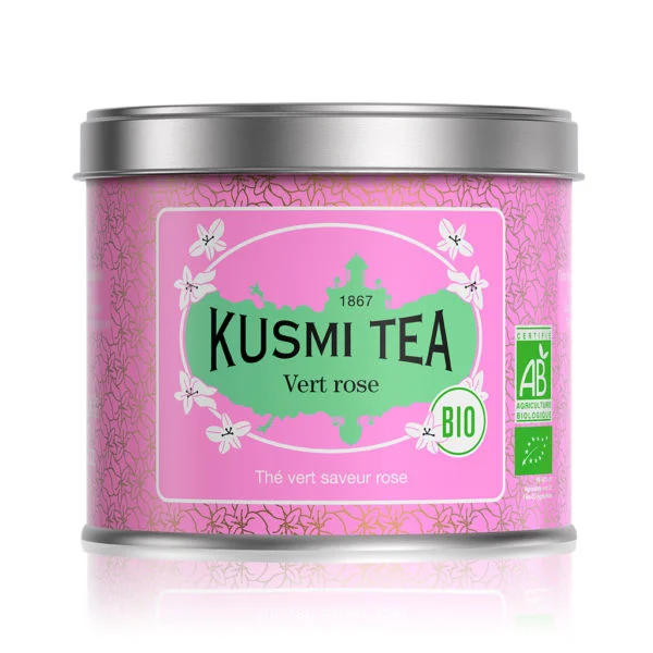 Thé Vert à la rose BIO de Kusmi Tea