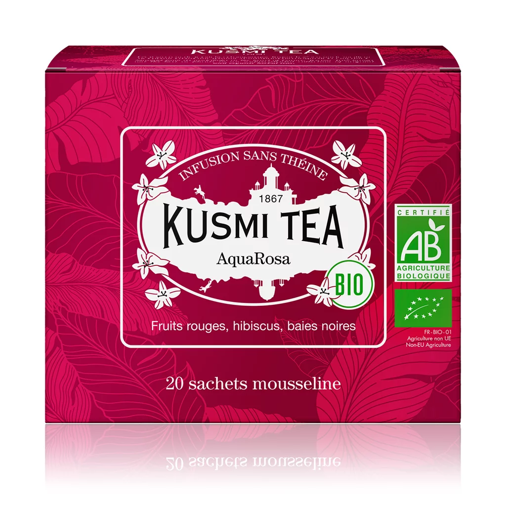 AquaRosa (Infusion de fruits bio) de Kusmi Tea – Image 2