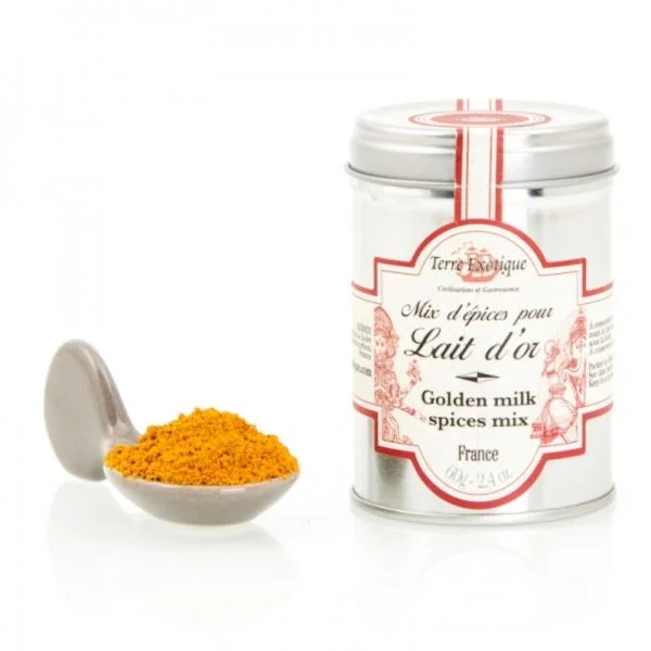 Mix d'épices pour lait d'or 60g - Terre exotique