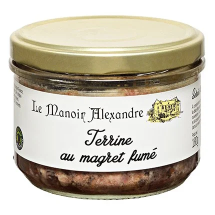 Terrine au magret fumé 180g - Manoir Alexandre